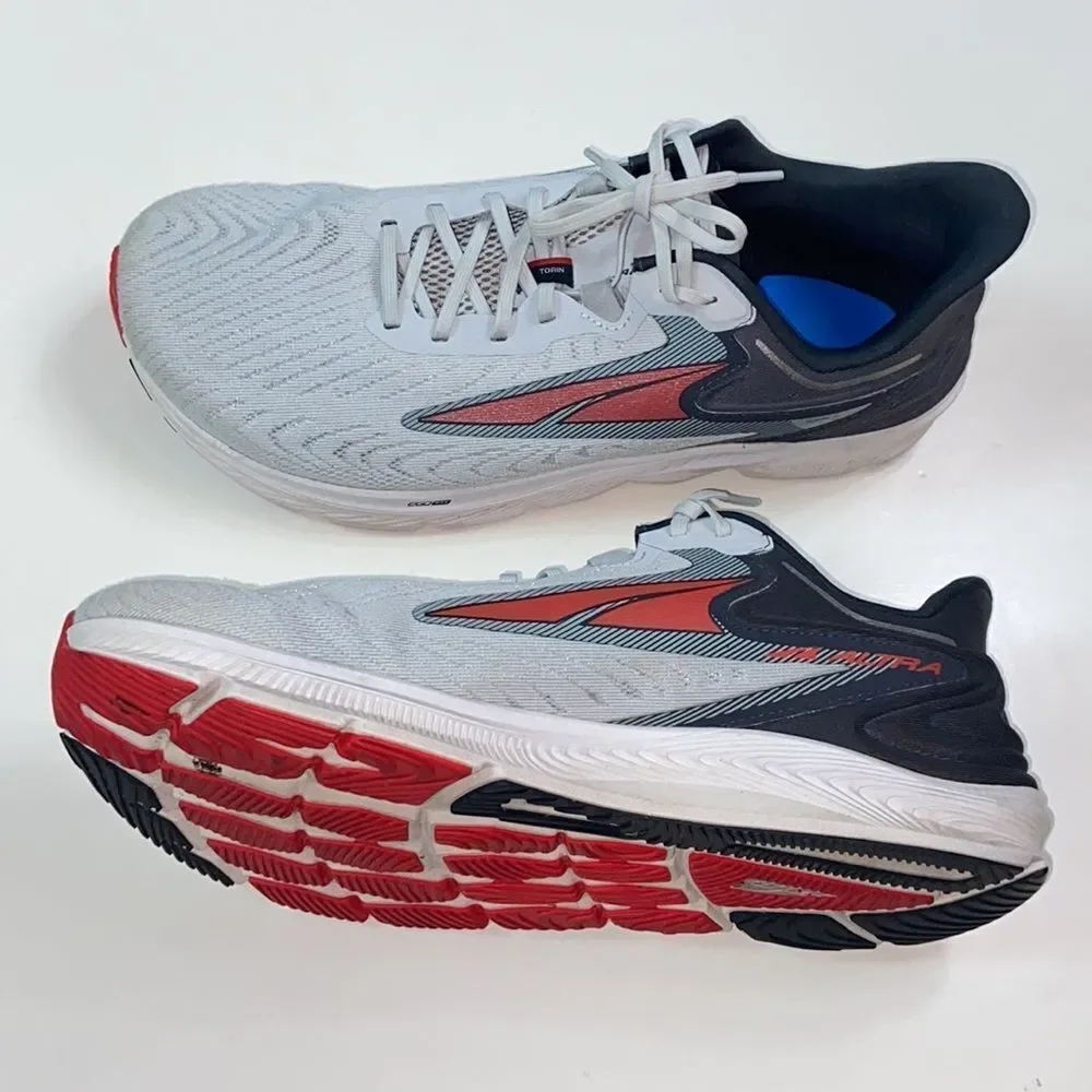 ALTRA TORIN 6 ROAD RUNNING MEN SHOES SIZE 13 US COLOR GREY SILVER